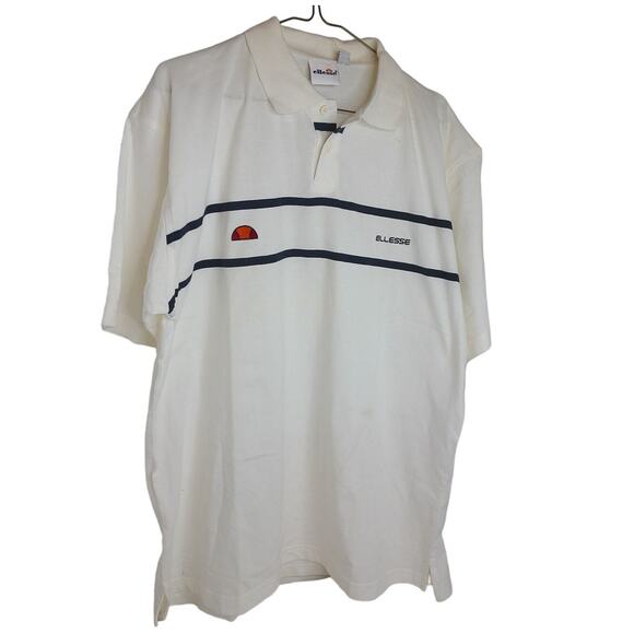 Ellesse Other - Vintage Ellesse Mens Casella Polo Shirt Size XL READ